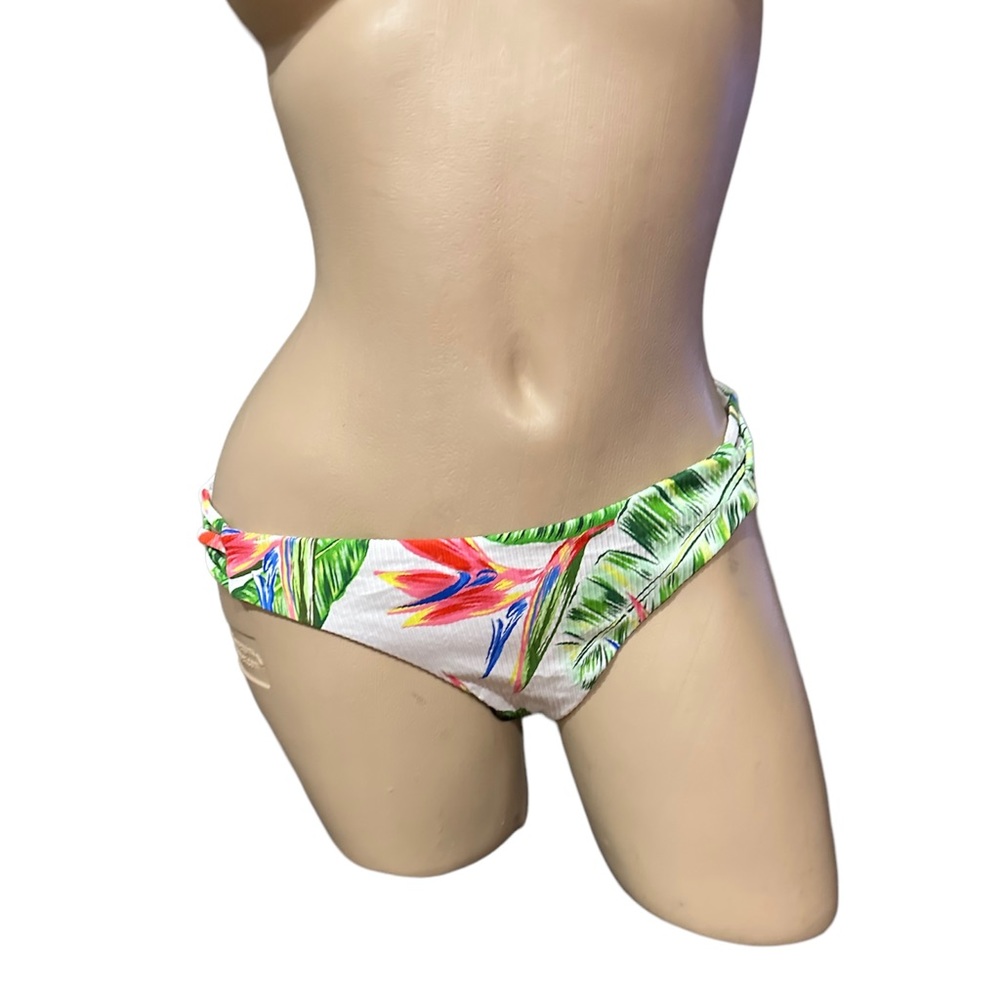 Tini Bikini Tinibikini Floral Tropical Bikini Swim Bottom XL NWOT
